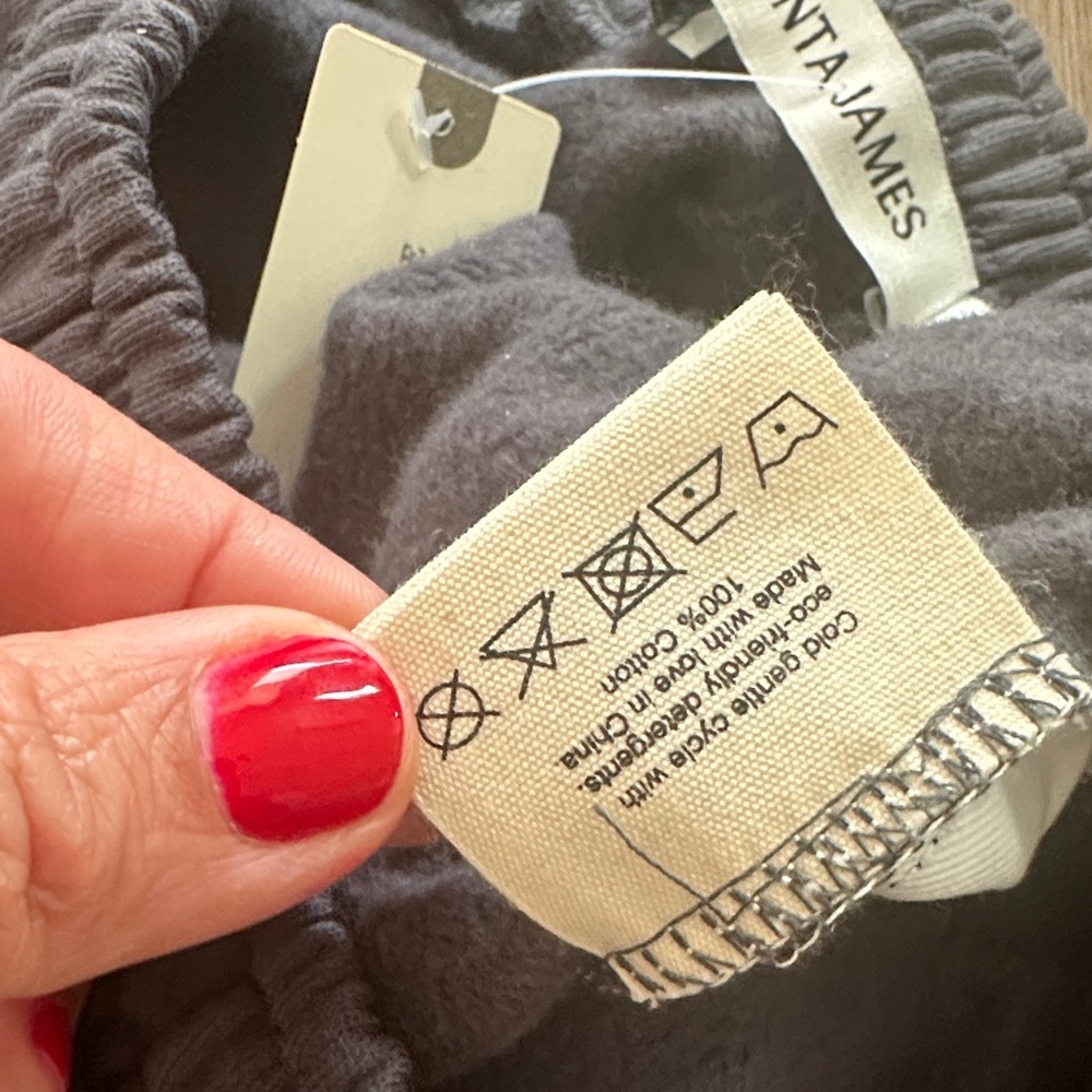Gray & White Track Pants - araminta James - Picture 3 of 8